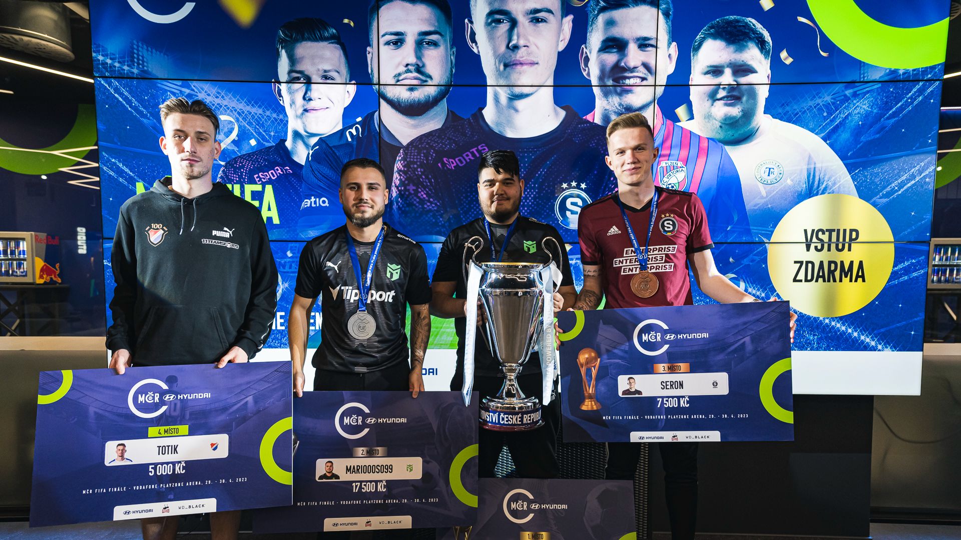 Winners of MČR FC 23 powered by Hyundai