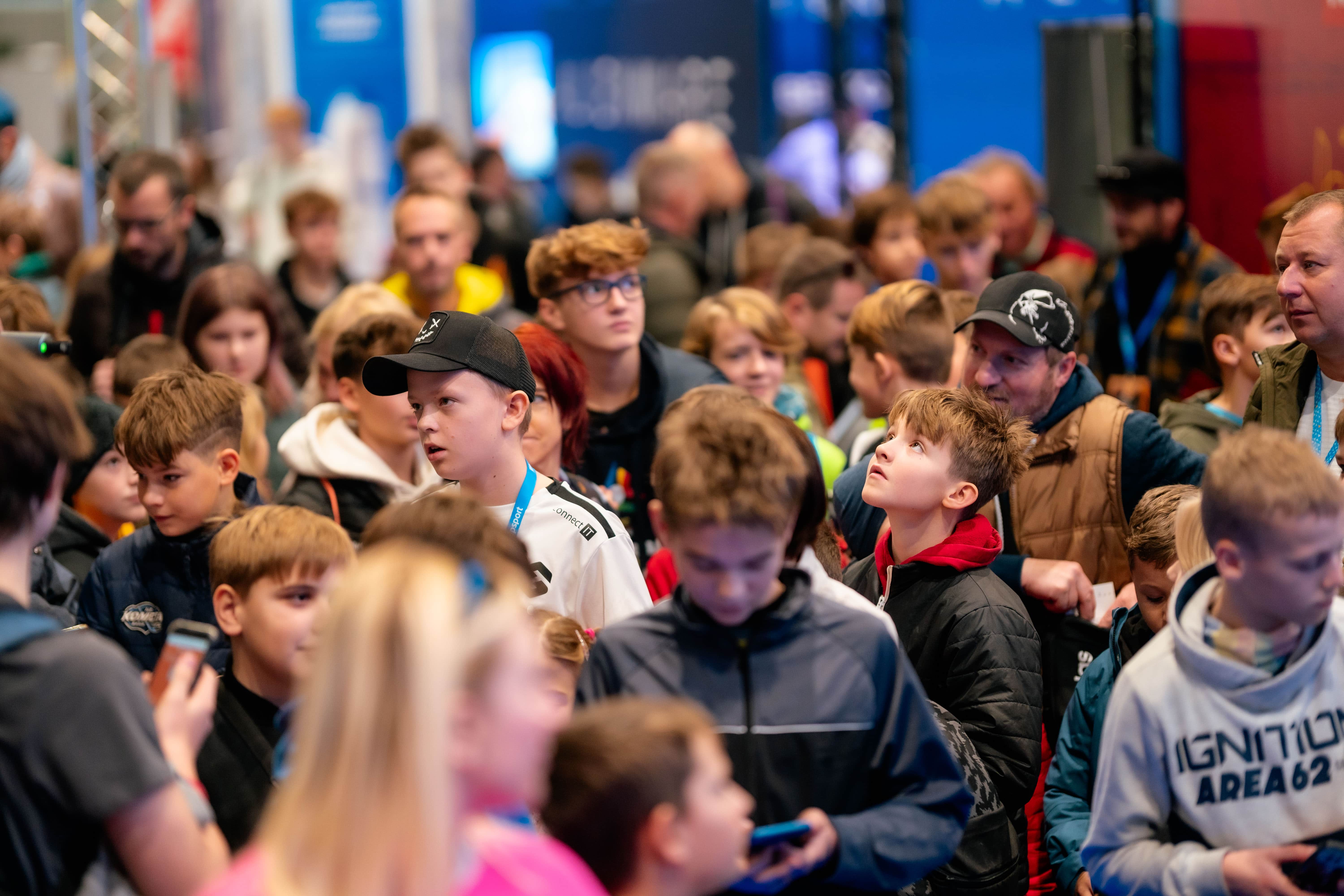 Visitors at the National Championship Gaming Festival in Brno