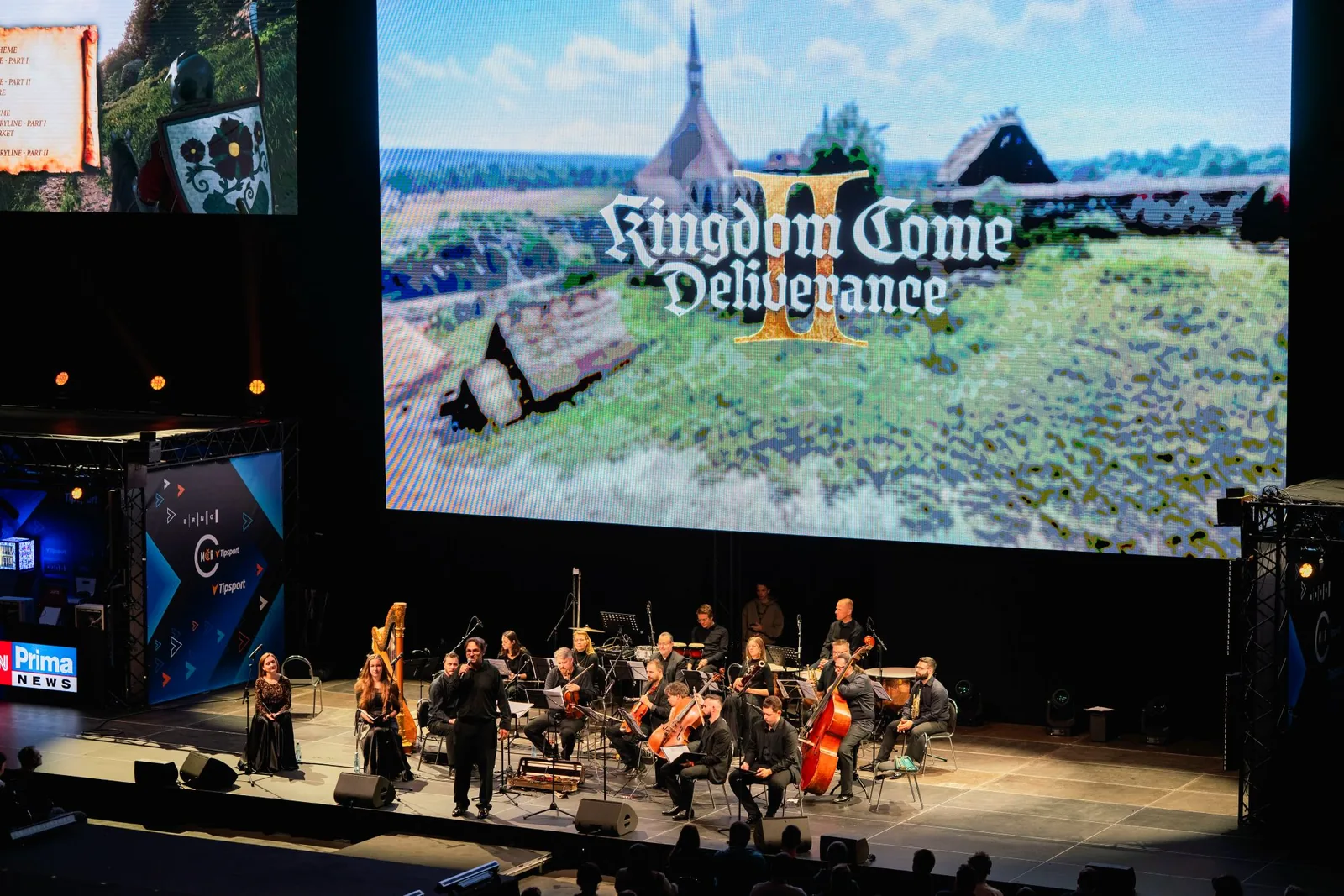 Koncert ze hry Kingdom Come: Deliverance 2 během Herního festivalu MČR 2025
