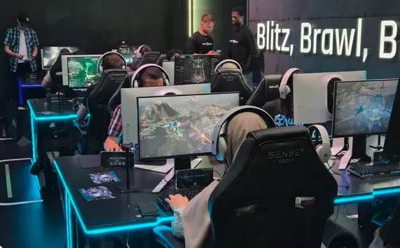 Herní zóna na eventu